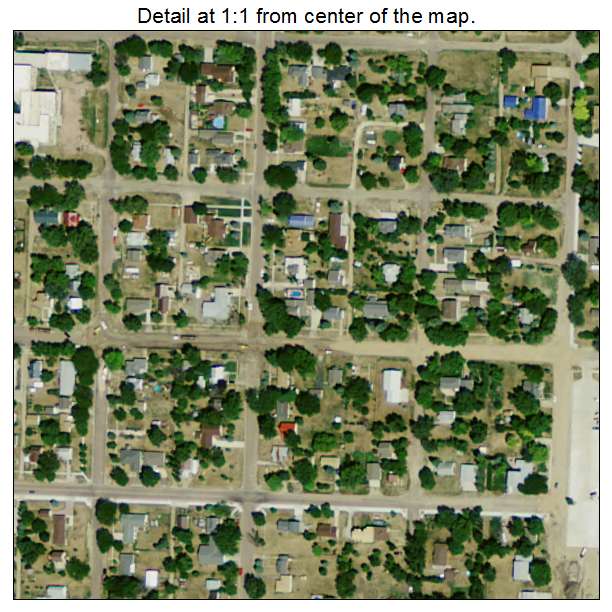 Gregory, South Dakota aerial imagery detail