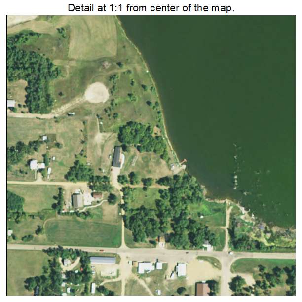 Grenville, South Dakota aerial imagery detail