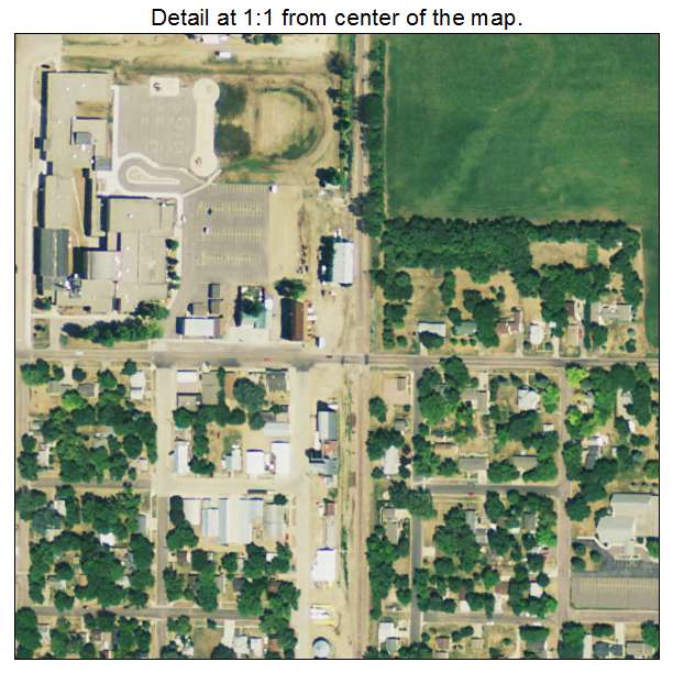 Harrisburg, South Dakota aerial imagery detail