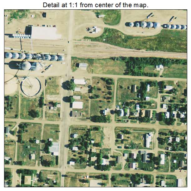 Harrold, South Dakota aerial imagery detail