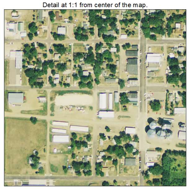 Hartford, South Dakota aerial imagery detail