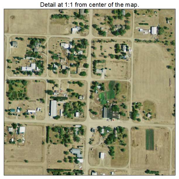 Herrick, South Dakota aerial imagery detail