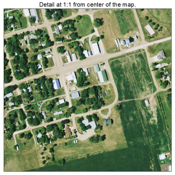 Hitchcock, South Dakota aerial imagery detail