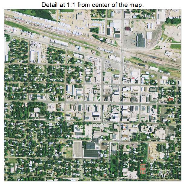 Huron, South Dakota aerial imagery detail