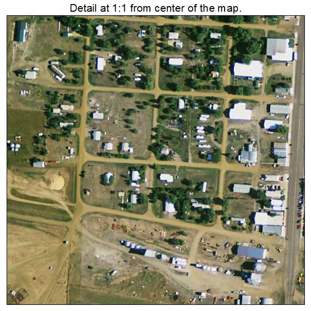 Isabel, South Dakota aerial imagery detail