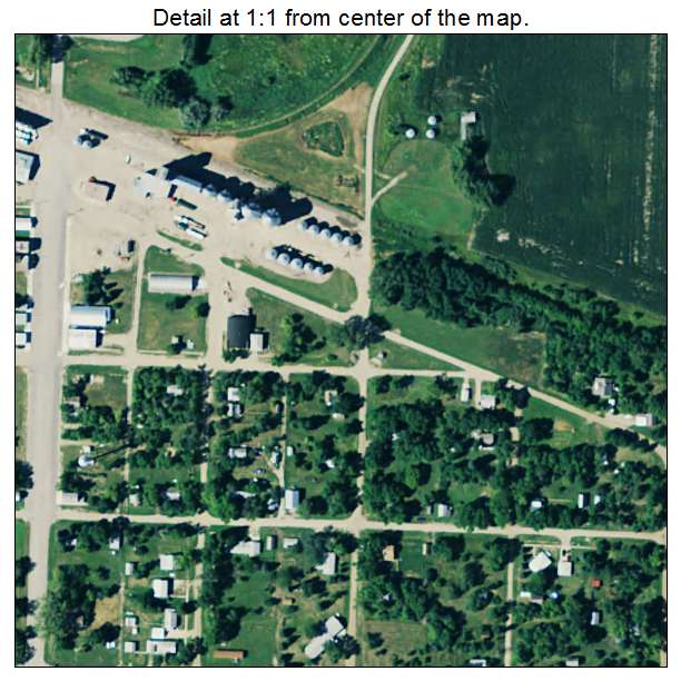 Java, South Dakota aerial imagery detail