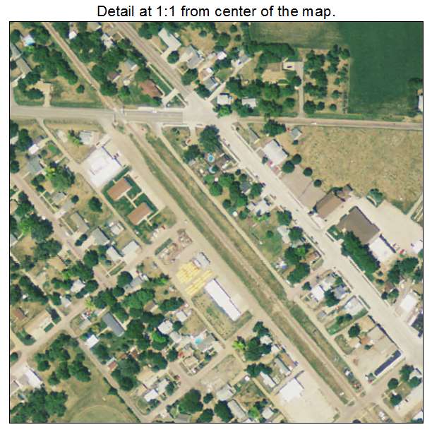 Jefferson, South Dakota aerial imagery detail