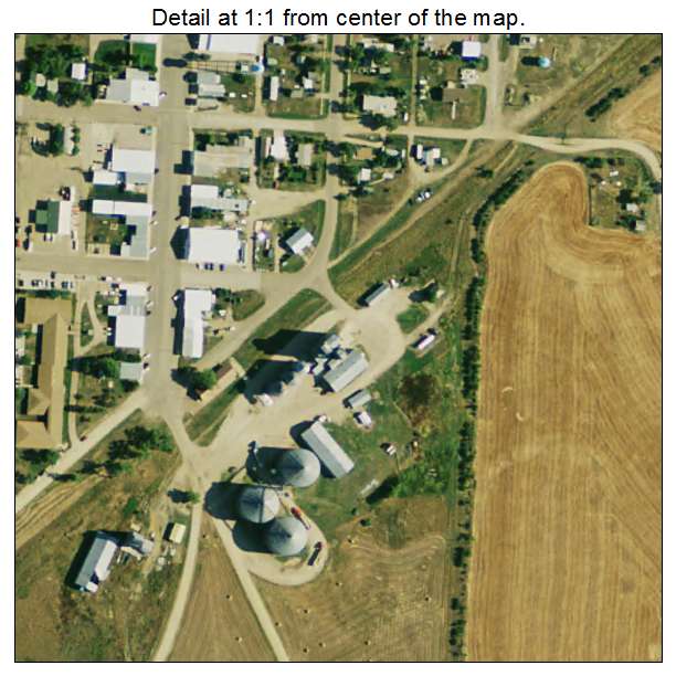 Kadoka, South Dakota aerial imagery detail