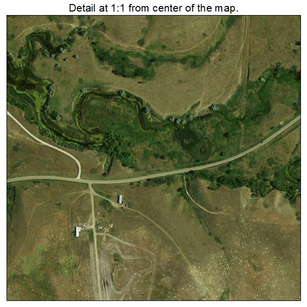 Kyle, South Dakota aerial imagery detail