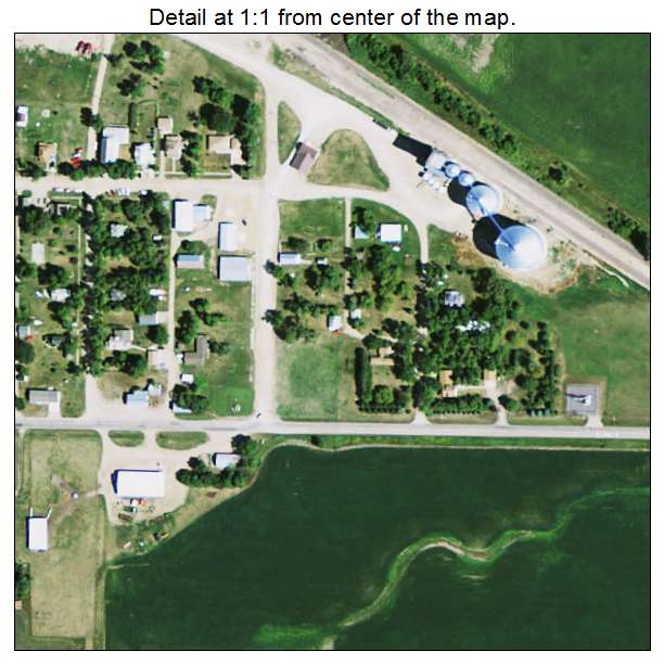 La Bolt, South Dakota aerial imagery detail
