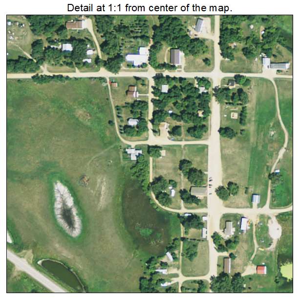 Lake City, South Dakota aerial imagery detail
