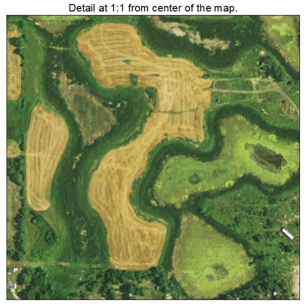 Letcher, South Dakota aerial imagery detail