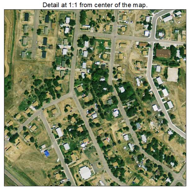 Lower Brule, South Dakota aerial imagery detail
