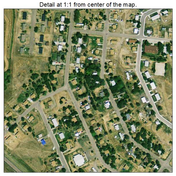 Aerial Photography Map of Lower Brule, SD South Dakota