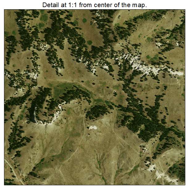Manderson White Horse Creek, South Dakota aerial imagery detail