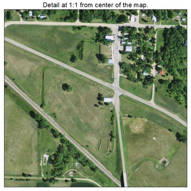 Marvin, South Dakota aerial imagery detail