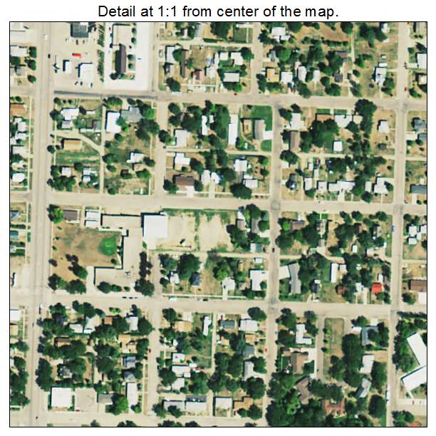 Miller, South Dakota aerial imagery detail