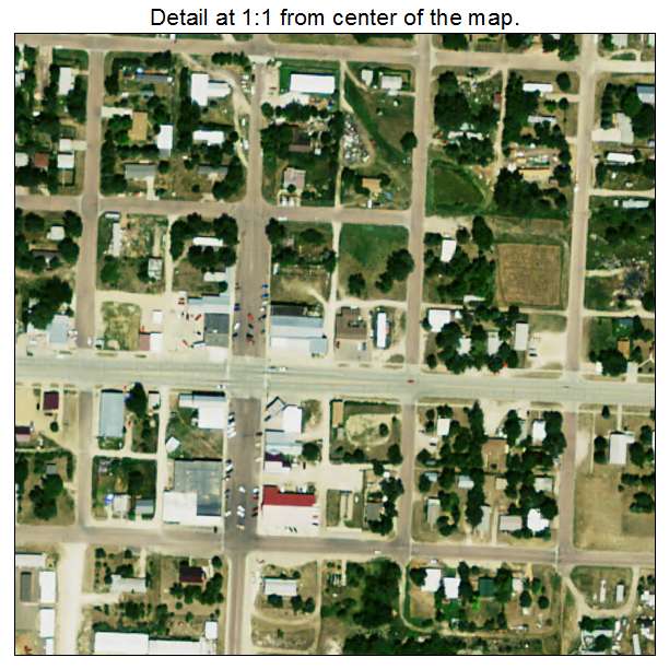 Mission, South Dakota aerial imagery detail