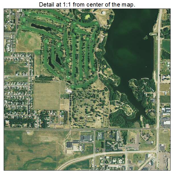 Mitchell, South Dakota aerial imagery detail