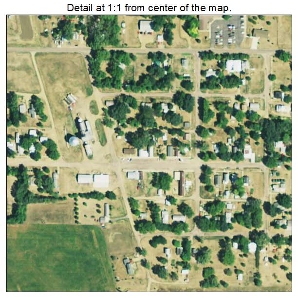 Monroe, South Dakota aerial imagery detail