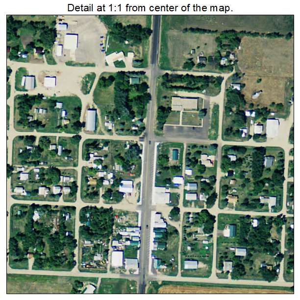 Mound City, South Dakota aerial imagery detail