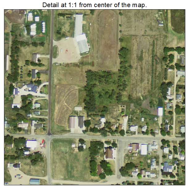 New Holland, South Dakota aerial imagery detail