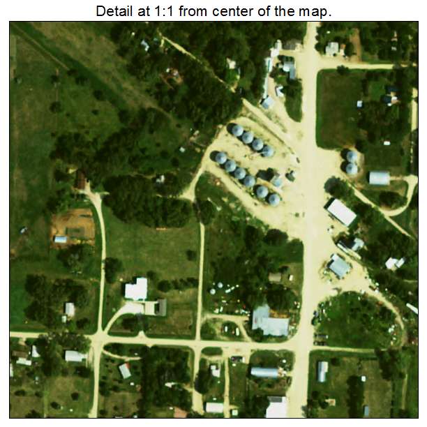 New Witten, South Dakota aerial imagery detail
