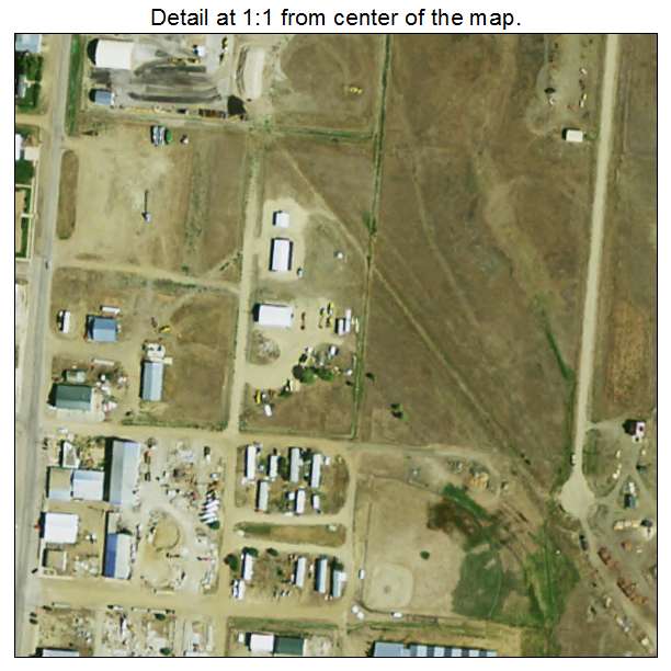 Newell, South Dakota aerial imagery detail