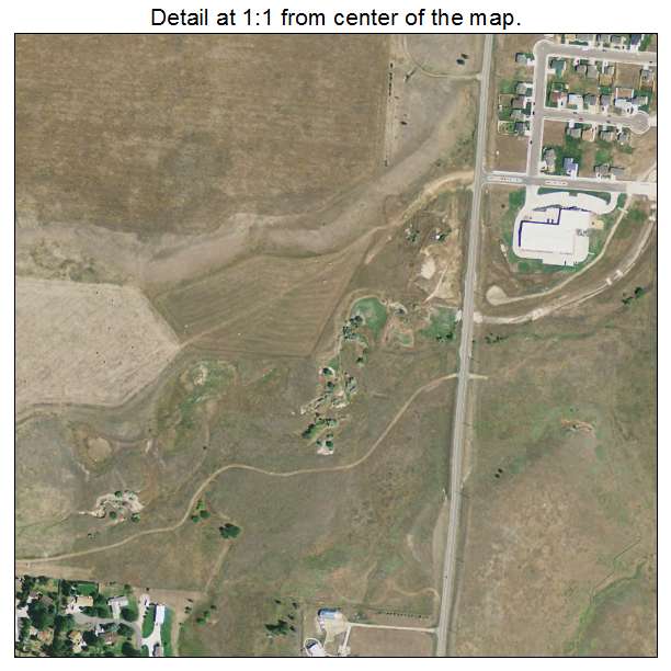 North Spearfish, South Dakota aerial imagery detail