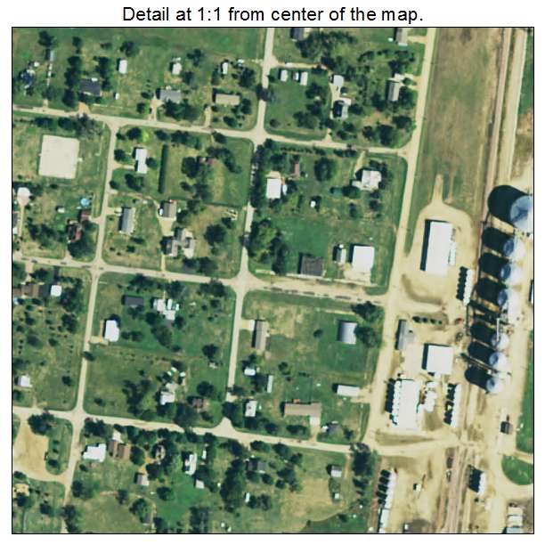 Northville, South Dakota aerial imagery detail