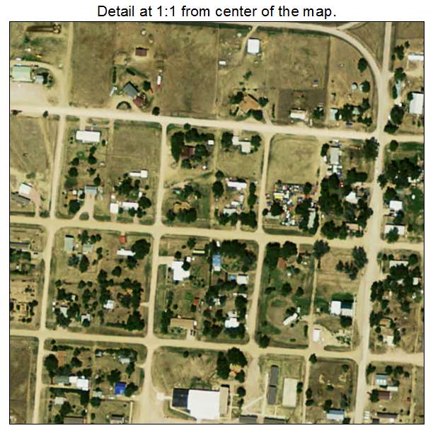 Oelrichs, South Dakota aerial imagery detail