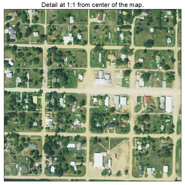 Pierpont, South Dakota aerial imagery detail
