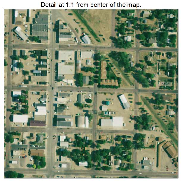 Platte, South Dakota aerial imagery detail