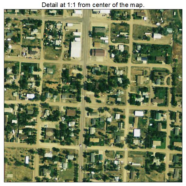 Presho, South Dakota aerial imagery detail