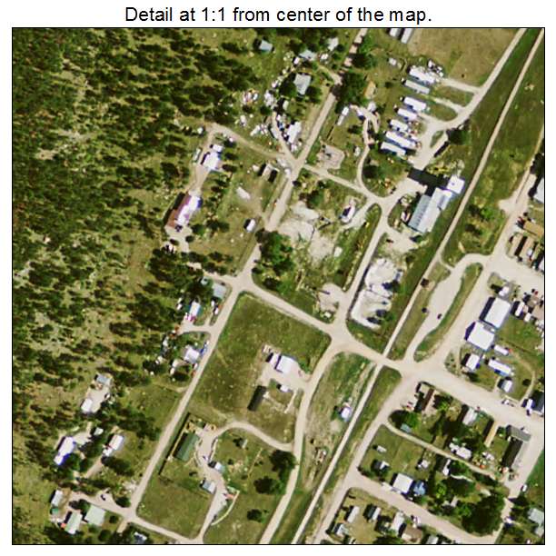 Pringle, South Dakota aerial imagery detail