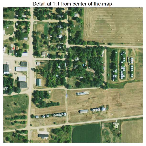 Raymond, South Dakota aerial imagery detail
