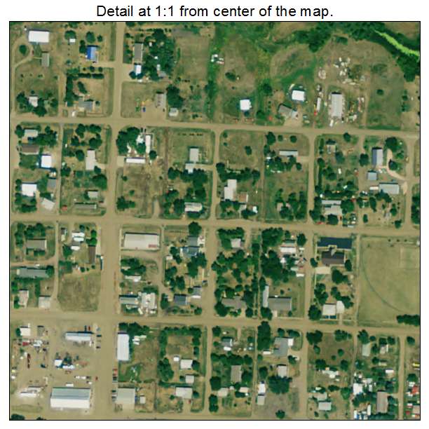 Reliance, South Dakota aerial imagery detail