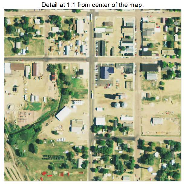 Salem, South Dakota aerial imagery detail