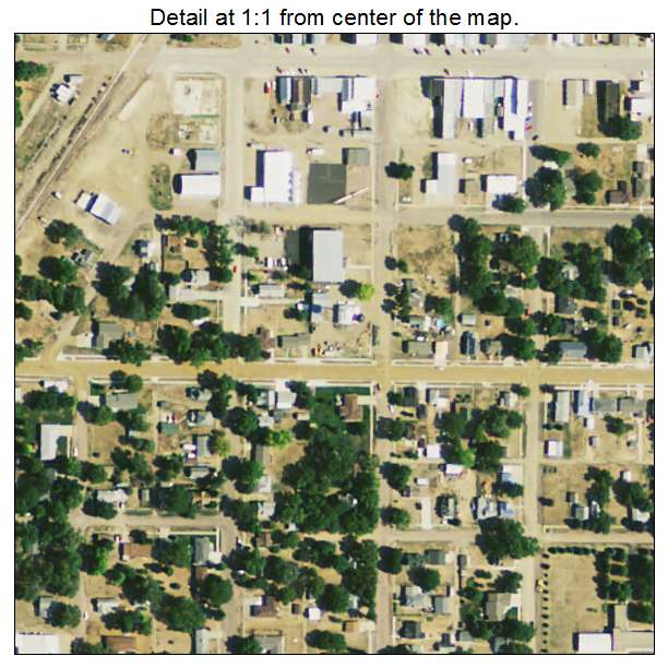 Scotland, South Dakota aerial imagery detail