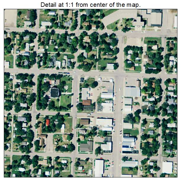 Selby, South Dakota aerial imagery detail