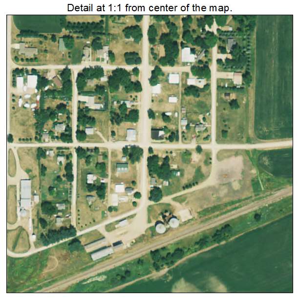 Sherman, South Dakota aerial imagery detail