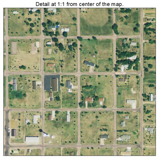 Spencer, South Dakota aerial imagery detail