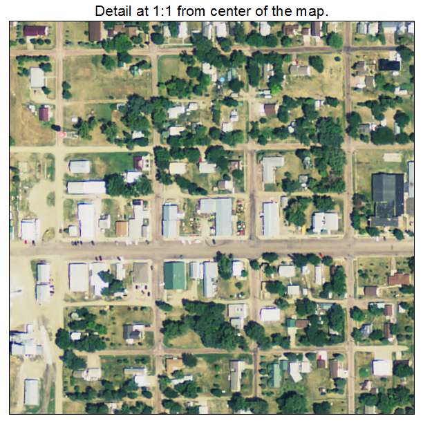 Stickney, South Dakota aerial imagery detail
