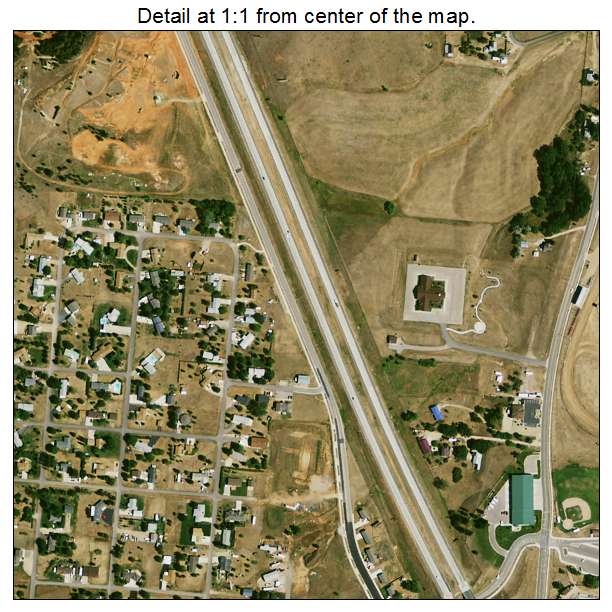 Sturgis, South Dakota aerial imagery detail