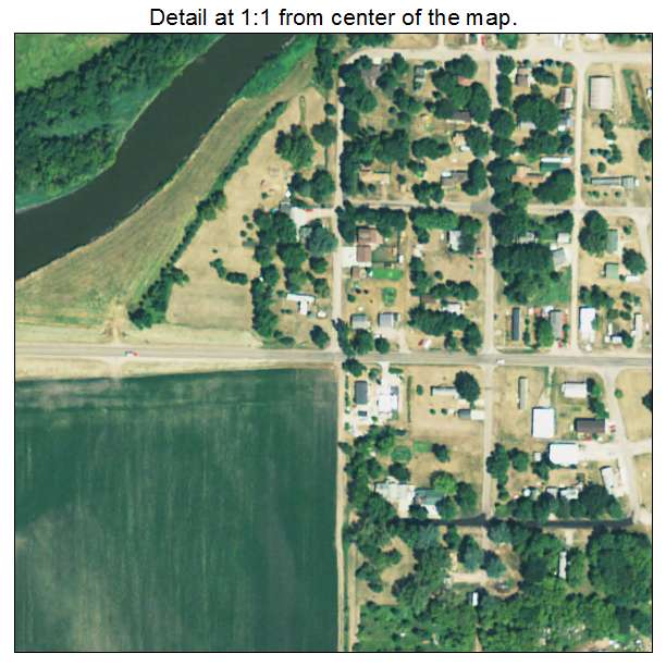 Trent, South Dakota aerial imagery detail