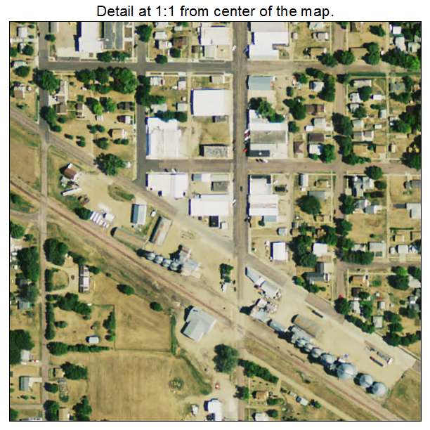 Tripp, South Dakota aerial imagery detail