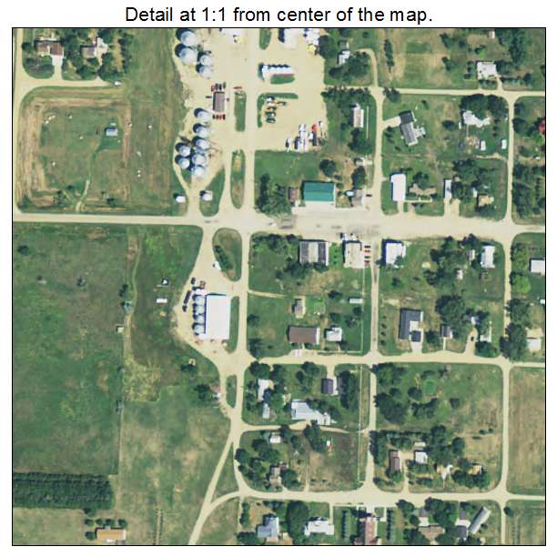 Turton, South Dakota aerial imagery detail