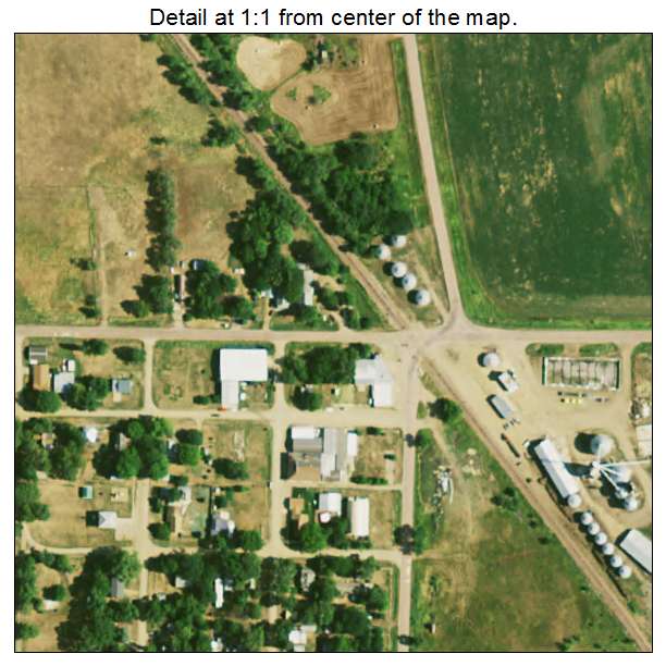 Utica, South Dakota aerial imagery detail
