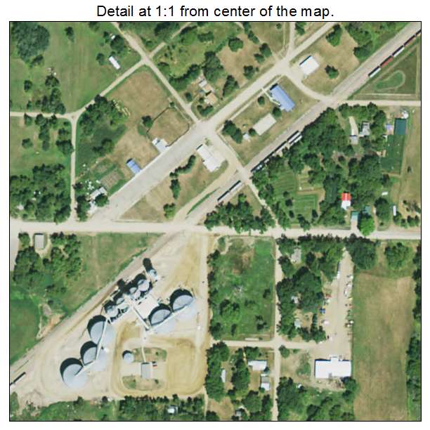 Vienna, South Dakota aerial imagery detail