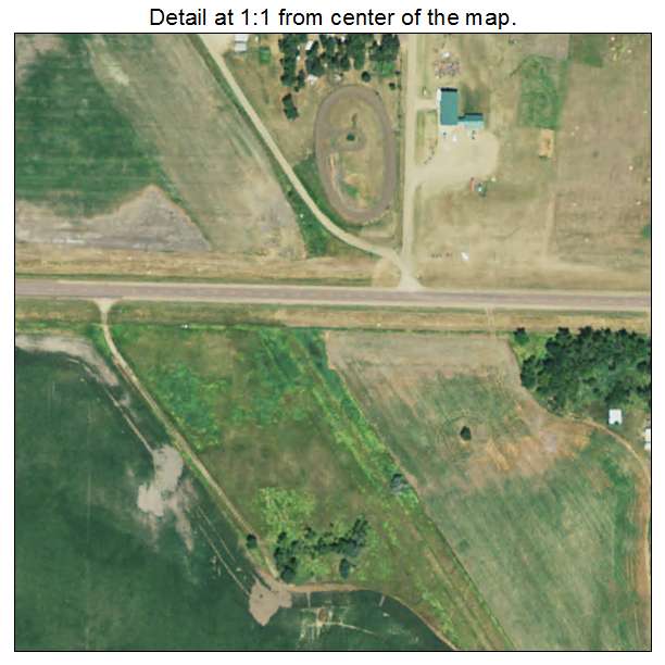 Vilas, South Dakota aerial imagery detail